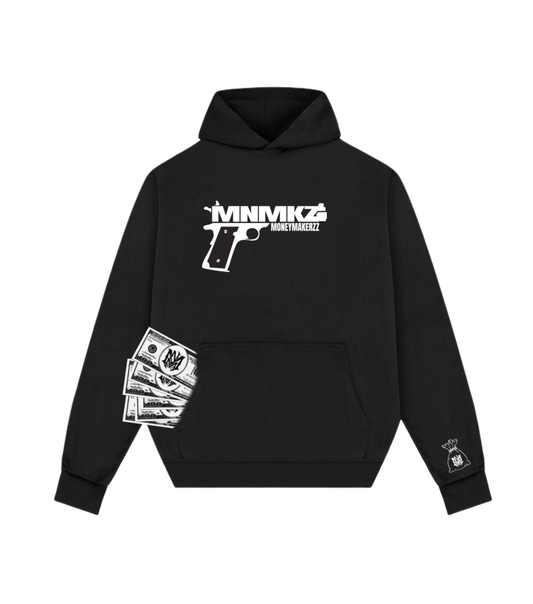 MNMKZ hoodie black/white